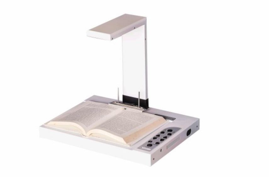 White URead device with open book on it