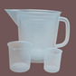 Plastic Measuring Jugs and Beaker